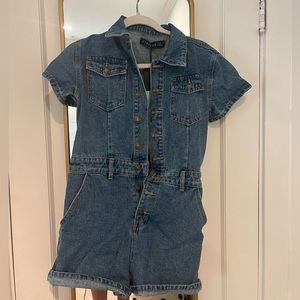 Lioness/Princess Polly Denim Romper